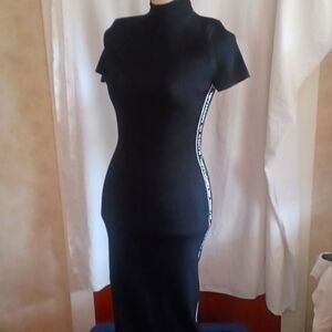 MK maxi black dress s